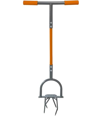 Twist Tiller Gartenkralle Mit 4 Zinken – Höhenverstellbar, Ergonomischer Griff, Für Beete & Lockere Böden