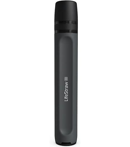 Paille filtre à eau lifestraw sip en acier inoxydable bleu lagune