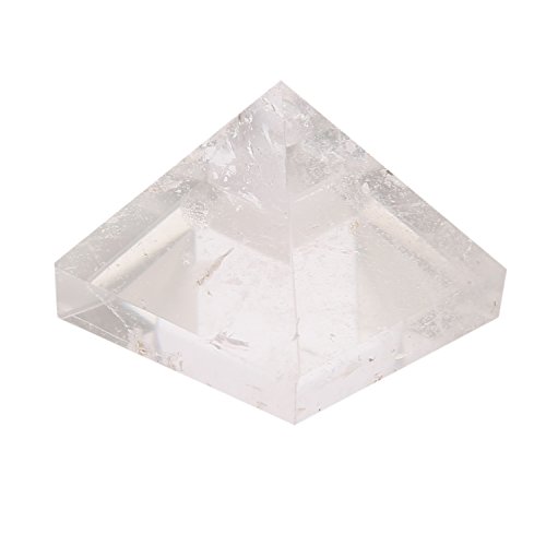 AatmAatm Crystal Pyramid Positive Energy Generator Gemstone for EMF Protection Chakra Healing Meditation Vastu, Reiki and Chakra Healing (1 and 1 Inches)