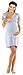 Zeta Ville - Women's Maternity Nursing Nightdress Labour Hospital Gown - 074c (Grey Melange, UK 12)