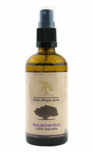 Reines Arganöl 100 ml. 100% kalt gepresst Argan Oil, ohne Konservierungsstoffe für Gesicht, Haare, Haut, Nägel - Natürlich & intensiv feuchtigkeitsspendend nährend für weiche, junge Haut, glatte Haare & gesunde Nägel, reich an Vitamin E, Anti Aging Serum, Natürliche Geruch, ECO CERT, ÖKO-GARANTIE CERT, USDA ORGANIC CERT