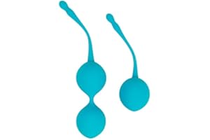 Diversual Gemini, Bolas Chinas Kegel para Ejercitar Suelo Pélvico (Turquesa)