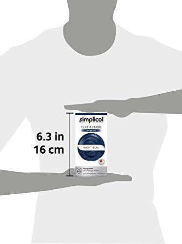Simplicol Textilfarbe intensiv all in 1 -Flüssige Rezeptur „Nacht-Blau“ Neu! - 2