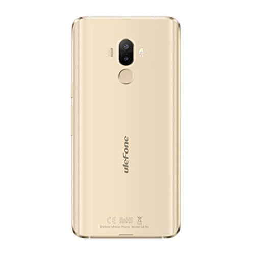 Ulefone S8 Pro 5,3 Zoll Smartphone Android 7.0 4G Dual SIM ohne Vertrag Hnady MT6737 Quad Core 1.3GHz 2GB RAM 16GB ROM 13MP + 5MP Kamera, Fingerabdruck, 3000mAh Batterie (Gold)