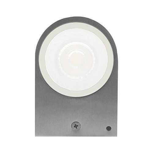 National Electronics 3.5W Downlight LED Außenleuchte Wandleuchte Wandlampe Aluminium New York 1-fach IP54 inkl. Leuchtmittel, warm-weiß, für Innen und Außen - 5