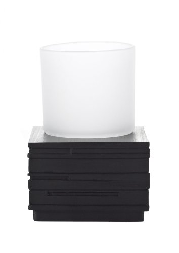 Ridder 229909100-350 Bad-Accessoire-Set 3-teilig, Brick schwarz - 3