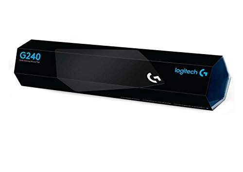 Logitech G240 - Alfombrillas de rat  n Gaming  1 mm  Color Negro