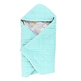 Vielseitig nutzbar: als Einschlagdecke (ab Geburt bis ca. 3-4 Monate), Decke für Kinderwagen oder Babybettchen, kleine Krabbeldecke oder Wickelunterlage