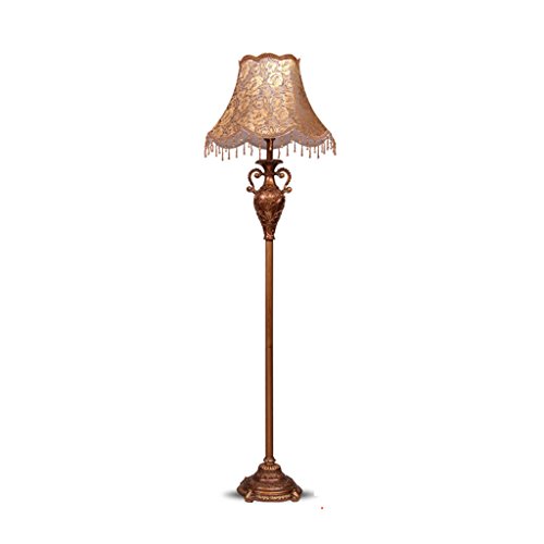 Preisvergleich Produktbild LIURONG European-style Stehleuchte, Wohnzimmer Creative American Village Retro Vertikale Schreibtisch Lampe Einfache Studie Schlafzimmer Fernbedienung Nachttischlampe