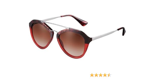 prada sunglasses red frame