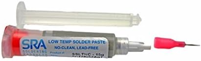 SRA Low Temperature Lead Free Solder Paste T3 - 15 Grams (SSLTNC-15G) [Misc.] by SRA Soldering Products