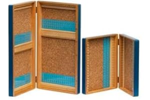 Garbolino Boite A Bas De Ligne Bois Gold - FormatL - 40 Emplacements - 15cm - 22x19x4,5cm - Capacite 600 Bas De Lignes Montes - Gomah0900-L