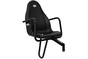 BERG Gokart Soziussitz Black XL | Bequemer Zusatzsitz für Pedal-Gokart (XL-Gokarts) | 30kg Belastbar | Mitfahrgelegenheit | Sicher & Robust | Einfache Montage | Ideal für Familienabenteuer