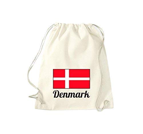 Shirtinstyle Gym Sack Turnbeutel Ländersack Denmark Dänemark, Natur