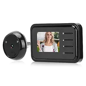 Video Doorbell Camera, LCD Infrared HD Night Vision LCD Door Eye Camera for Office for Home for Apartment for Hotel
