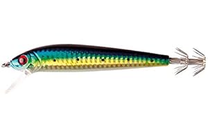 FLASHMER TURLUTTE A BAVETTE - 11 cm - DOS BLEU DB