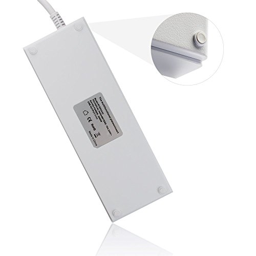 BESTEK 5 Fach schaltbare Steckdosenleiste mit 4 USB (5V/8A, Smart IC), feuerfeste Mehrfachsteckdosen mit USB Ladefunktion für Smartphones Tablets, 4000W / 250V, Weiß - 3