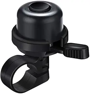 Eenty Black Bicycle Bell for Adults and Kids Classic Loud Crisp Clear Sound Handlebar Ring Bell for Bicycle