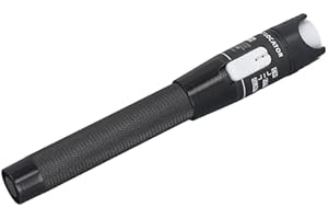 YUNIR Pluma de Prueba de Fibra óptica con Falla Visible, Localizador Visual de Fallas de Fibra de 80 KM y 2,5 Mm, Pluma de Luz de Fibra VFL, Probador de Cable de Fibra óptica, para