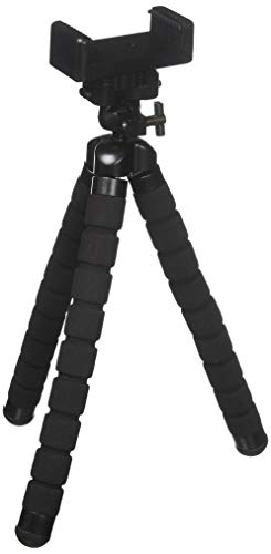 iKross Trípode Ajustable, Trípode Portátil, Cámara/GoPro/Smartphone- Negro