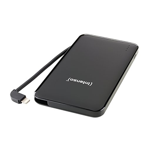 Intenso 7335530 Powerbank S10000-i Dual Slim externes Ladegerät (10000mAh, für Smartphone/Tablet PC/MP3 Player/Digitalkamera/Apple iPhone/iPad) inkl. Apple Lightning Kabel schwarz - 3