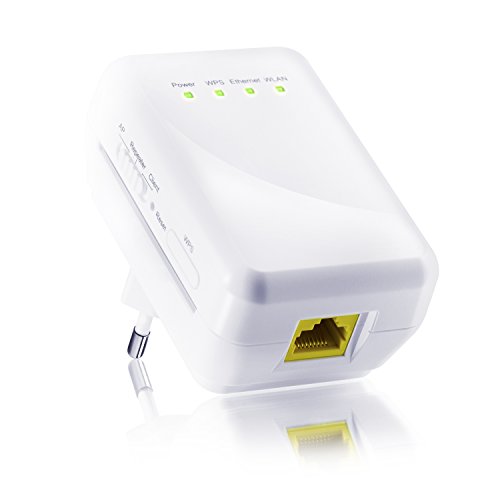 CSL - WLAN de 300 Mbit / repetidor WiFi / punto de acceso WLAN /cliente 11n 2T2R | amplificador de WLAN | frecuencia de 2,4 GHz | 3 modos de servicio (repetidor, punto de acceso, cliente) | asignaci&oacute;n de IP por DHCP | 2T2R MIMO | tecla WPS (Wi-Fi Protecte