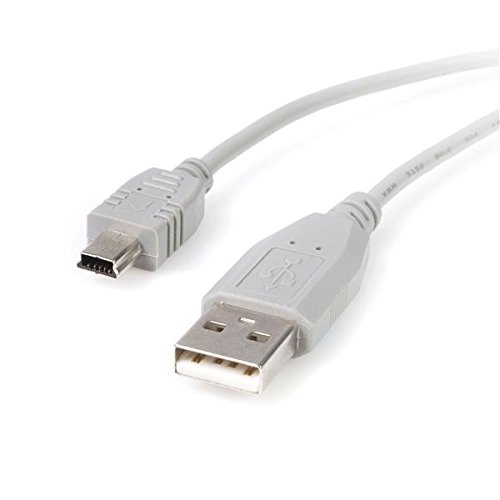 StarTech USB2HABM1 - Cable Mini USB 2.0 A macho a Mini B macho, 30 cm