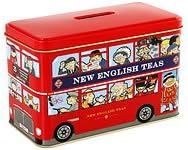 British Heritage Tea - English Afternoon Tea in London Red Double Decker Bus Money Box