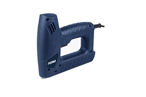 Ferm Elektrotacker – Schlagkraftreguliering – 400 Klammern – 100 Nägel, 1 Stück, ETM1004 - 3