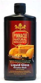 Pinnacle Liquid Gloss Rinseless Wash with Carnauba 16oz