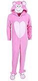 primark overall Kapuze Mädchen PINK Äffchen Pajamas Schlafanzüge / Overall / Kostüm / Onesie 3-13 Jahre (3-4 Jahre 104 cm)