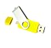 Produktbild outflower Adapter OTG Und USB-Stick doppeltem Verwendungszweck OTG aus Metall Festplatte u-Speicher-Trainings D Snapshot D USB & #,; gelb & # xff09;