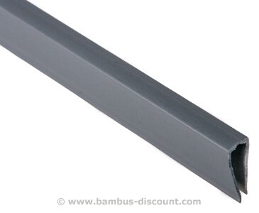 Abschlusskante U-Profil, Länge 150cm, für Sylt und Rügen,aluminium/silber - 9