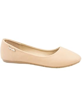 Elara Damen Ballerinas | Bequeme Slip-Ons | Flache Freizeitschuhe | chunkyrayan
