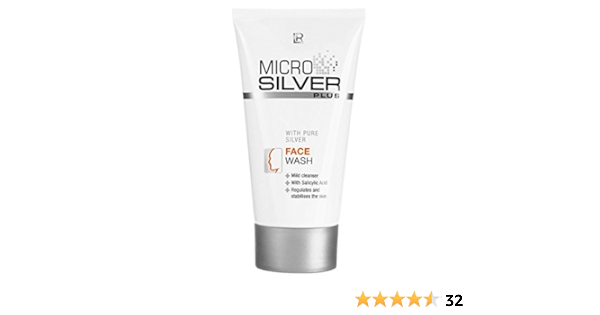 lr microsilver plus face wash