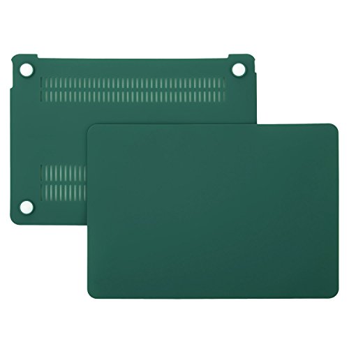 MOSISO Ultra Slim Plastik Hartschale Schutzhülle Hülle Snap Case für Neu MacBook Pro 12 Zoll mit Retina Display A1534, Pfau Grün - 8