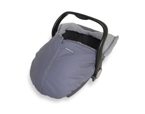 Soothetime Car Seat Cover Footmuff for All 0+ Car Seats (Charcoal / Gray)