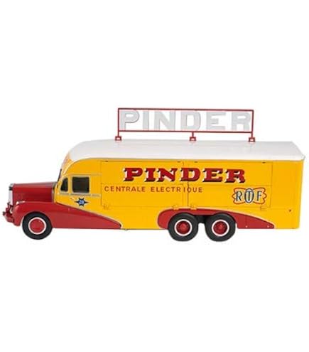 Modèle Réduit 1/43 - Caravane Remorque Cirque Pinder 1955 - Marque Direkt Collection - Neuf