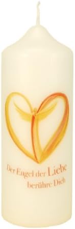 »Angel of Love " Candle, Candle Christening, Communion Candle, Angel Candle