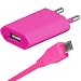 Produktbild Original q1 2in1 Set Pink USB Micro Ladegerät Datenkabel Ladekabel Netzteil Adapter für Samsung Galaxy Note 3 + Gear / Galaxy S4 / Galaxy S4 LTE / Galaxy S4 mini / Galaxy S4 mini Duos / Galaxy Ace 3 / Galaxy Trend / Galaxy Star / Galaxy S4 zoom / Galaxy S4 Active / Galaxy Pocket / Galaxy Young / Rex60 / Rex70 / Rex80 / Galaxy Core / Galaxy / Galaxy S3 / Galaxy S3 mini Win MicroUsb