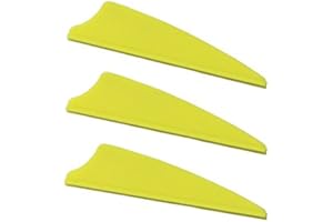 Mangobuy 100 Pcs 2 inch Plastic Arrow Vane Fletching for DIY Arrow Archery Bow