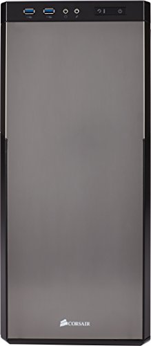 Corsair Carbide 330R - Caja de PC, Mid-Tower ATX, sin Ventana, silencioso insonorizado, Titanio