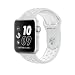 Produktbild Apple Watch Nike+ Aluminium Silver-Platinum White, Nike Sportarmband, MP0A2ZD/A, 42mm