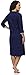 Be Mammy Maternity Night Dress Tulpe-3/4 (Dark blue/Flowers, XXL)