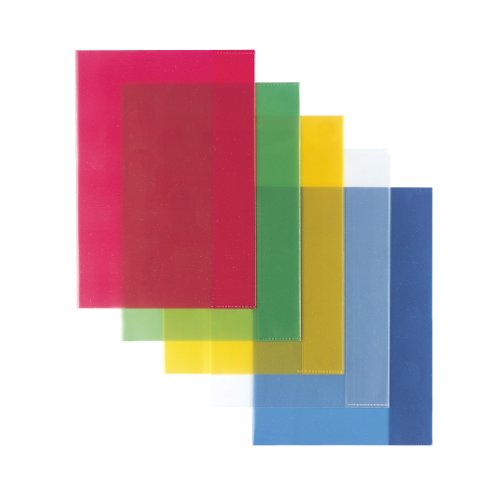Preisvergleich Produktbild Herlitz 10418341 Hefthülle A5 transparent, 5 Stück