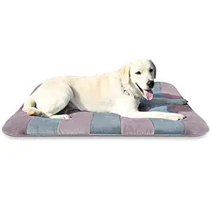 JoicyCo Dog Bed Large Crate Mat 42 in Anti-Slip Washable Soft Mattress Kennel Pads