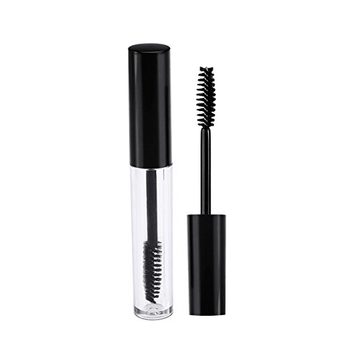 Frcolor 5pcs wiederverwendbar 10ml Set leer Wimpern Tube Mascara Container mit Wimpern Zauberstab Trichtern und Transfer Pipetten für Rizinusöl - 3