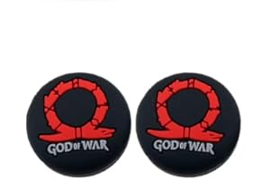 Pack of 2pcs God of War Thumb Grips for PS5 PS4 XBOX One X S Joystick Controller Skin Caps - PARTS4U®