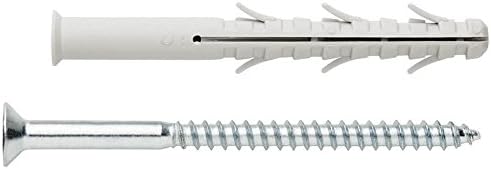 Index tc6 a10120 – Six Wings + Nylon Dowel Screw Screw Wood Countersunk Head 10 x 120