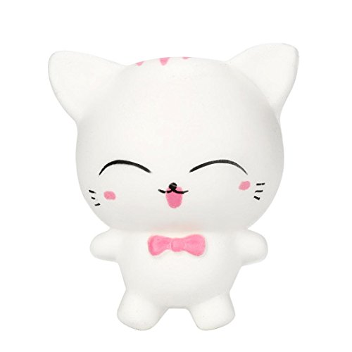 Preisvergleich Produktbild feiXIANG Dekompression Cartoon Kätzchen Weiß kleine katze geschenke für Kinder (weiß)